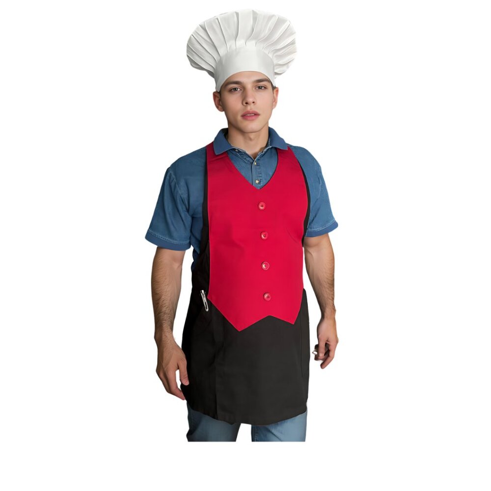 Designer Vest Apron – Stylish, Functional, and Easy Care